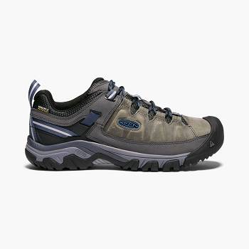 KEEN Targhee III Waterproof - Olivovo Zelene/ Siva Turistické Topánky Panske, KEEN203